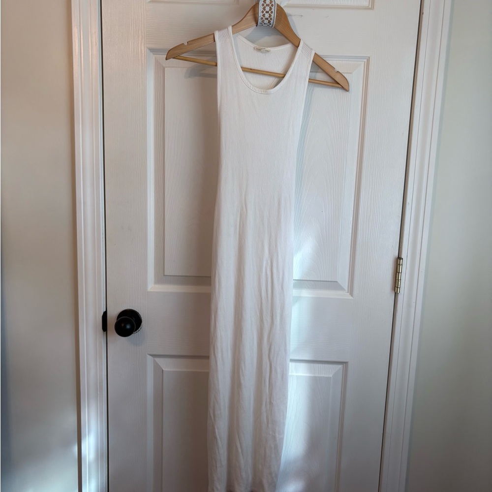 Silence + Noise White Maxi Dress